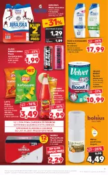 Gazetka promocyjna Kaufland - OFERTA TYGODNIA - Gazetka - ważna od 24.08 do 24.08.2022 - strona 7 - produkty: Piwa, Piwo, Papier, Chipsy, Warka, Velvet, Lack, Oranżada, Hellena, Ręcznik, Napój gazowany, Szampon, Woda mineralna, Woda, Napój
