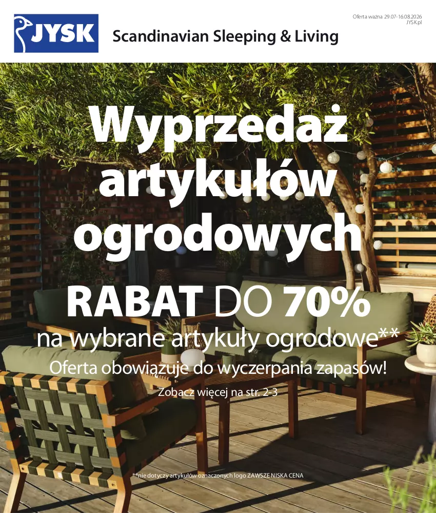 Gazetka promocyjna Jysk - Oferta tygodnia - ważna 29.07 do 16.08.2026 - strona 2