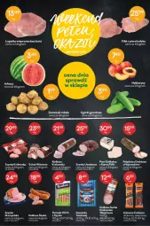 Gazetka promocyjna Groszek - Gazetka - ważna od 05.07 do 05.07.2022 - strona 4 - produkty: Polędwica, Gra, Parówki, Ziemniaki, Duda, Szynka, Morliny, Kaszanka, Kabanos, Kasza, Kiełbasa, Olewnik, Nektar, Kiełbasa śląska, Fa