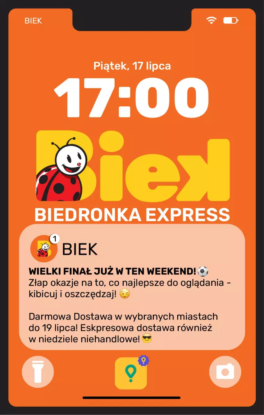 Gazetka promocyjna Biedronka - BIEK - ważna 17.07 do 24.07.2026 - strona 1 - produkty: BIC