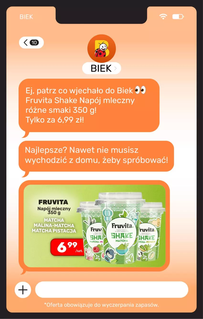 Gazetka promocyjna Biedronka - BIEK - ważna 17.07 do 24.07.2026 - strona 15 - produkty: Napój