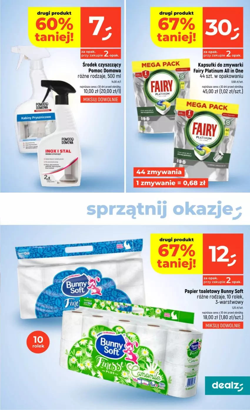 Gazetka promocyjna Dealz - NOWA GAZETKA - ważna 12.02 do 18.02.2026 - strona 23 - produkty: Fa, Fairy, Papier, Papier toaletowy, Zmywarki