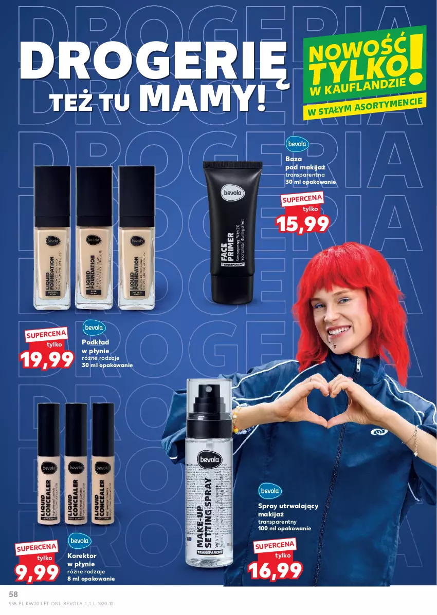 Gazetka promocyjna Kaufland - Gazetka tygodnia - ważna 14.05 do 20.05.2026 - strona 58 - produkty: Makijaż, Podkład, Tran
