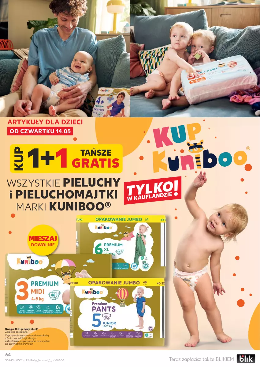Gazetka promocyjna Kaufland - Gazetka tygodnia - ważna 14.05 do 20.05.2026 - strona 64 - produkty: Dzieci, Gra, Majtki, Pieluchomajtki, Pieluchy, Por, Tera, Waga