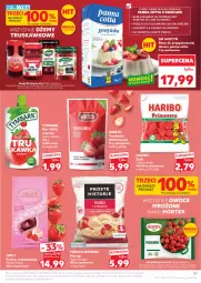 Gazetka promocyjna Kaufland - Gazetka tygodnia - Gazetka - ważna od 20.05 do 20.05.2026 - strona 21 - produkty: Pierogi, Ser, Por, Mus, Panna cotta, Truskawki, Praliny, Dżem, Tymbark, Owoce, Deser, Waga, Haribo, Lindt, Hortex