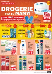 Gazetka promocyjna Kaufland - Gazetka tygodnia - Gazetka - ważna od 20.05 do 20.05.2026 - strona 56 - produkty: Krem nawilżający, Por, Old Spice, Dezodorant, Kosmetyki do pielęgnacji, Golarka, Tera, Dove, L’Oréal, Gillette, Garnier, Mydło, Waga, Mach3, Antyperspirant, Nivea
