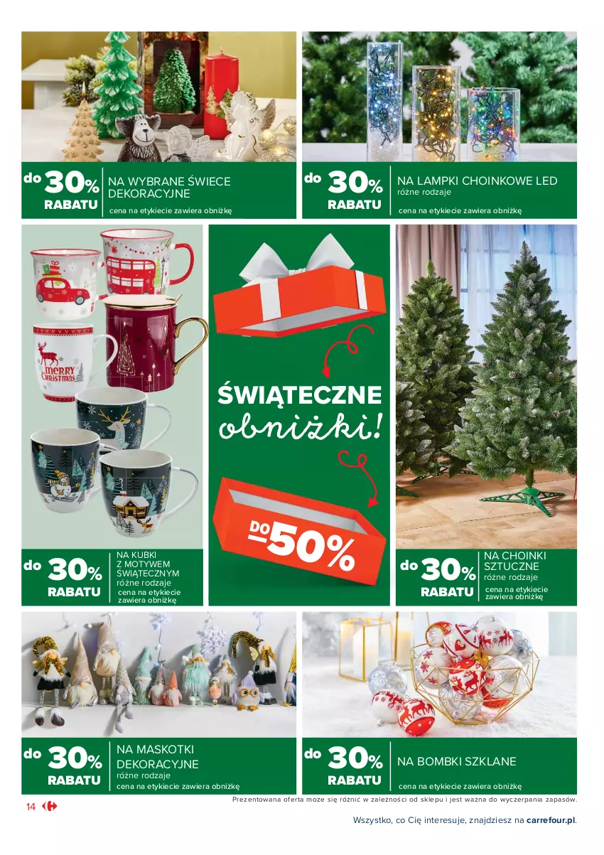 Gazetka promocyjna Carrefour - Gazetka Market - ważna 07.12 do 12.12.2021 - strona 14 - produkty: Bombki