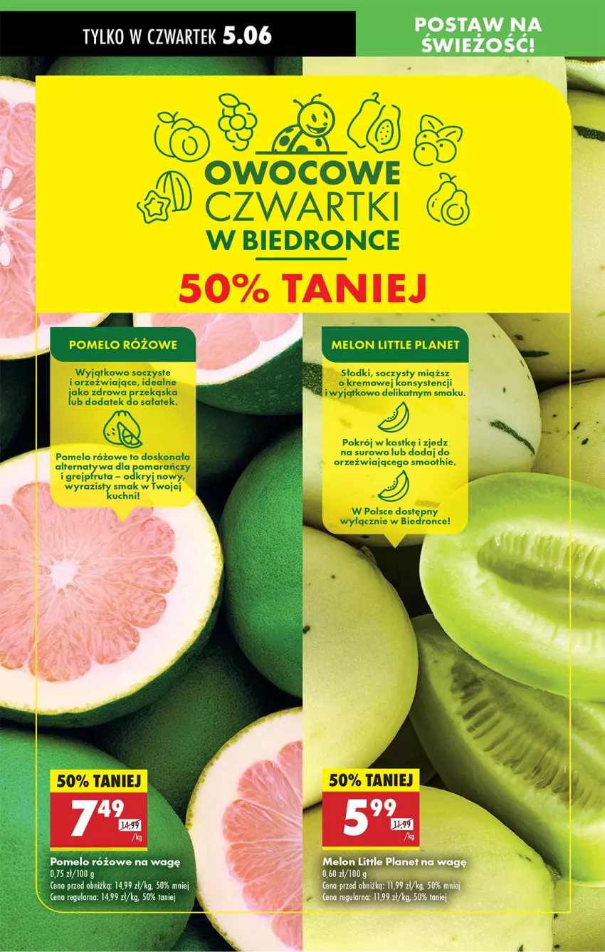 Gazetka promocyjna Biedronka - Od Czwartku - ważna 05.06 do 11.06.2025 - strona 20 - produkty: Pomelo