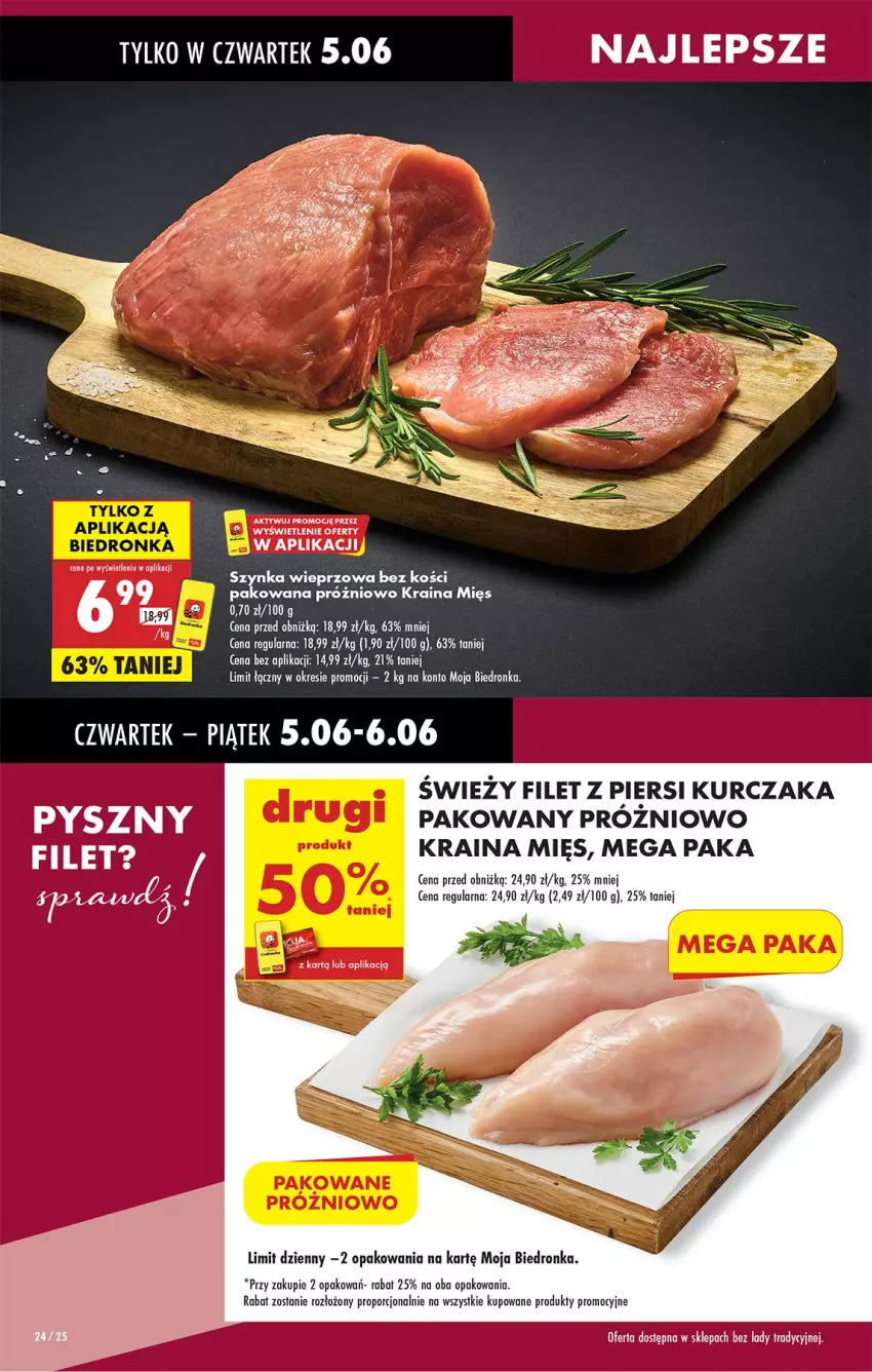 Gazetka promocyjna Biedronka - Od Czwartku - ważna 05.06 do 11.06.2025 - strona 28 - produkty: Filet z piersi kurczaka, Kurczak, Por