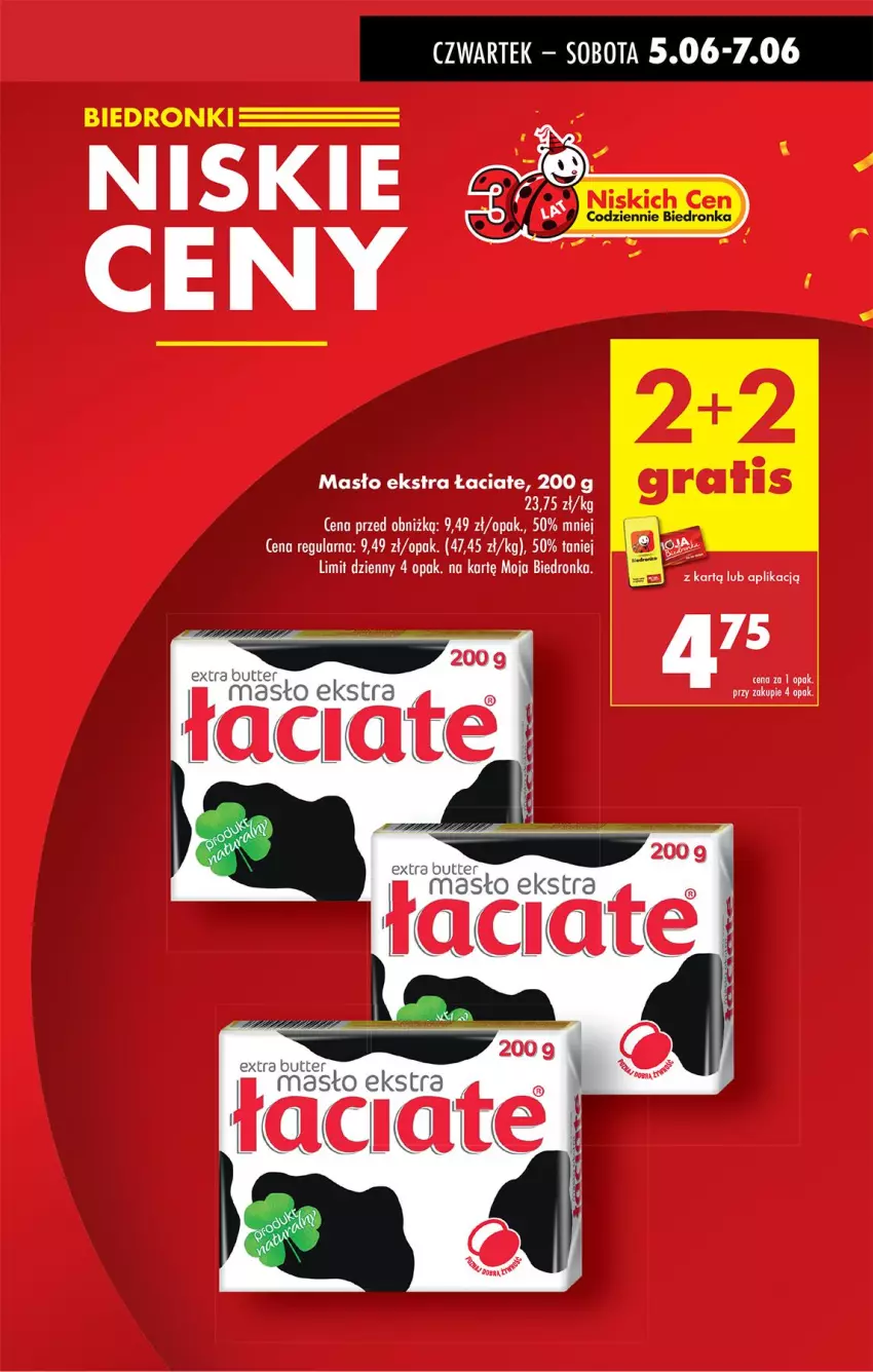 Gazetka promocyjna Biedronka - Od Czwartku - ważna 05.06 do 11.06.2025 - strona 3 - produkty: Masło