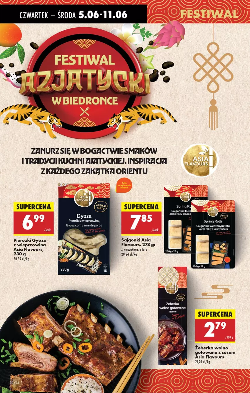 Gazetka promocyjna Biedronka - Od Czwartku - ważna 05.06 do 11.06.2025 - strona 36 - produkty: Kurczak, Por, Sajgonki, Sos, Tofu
