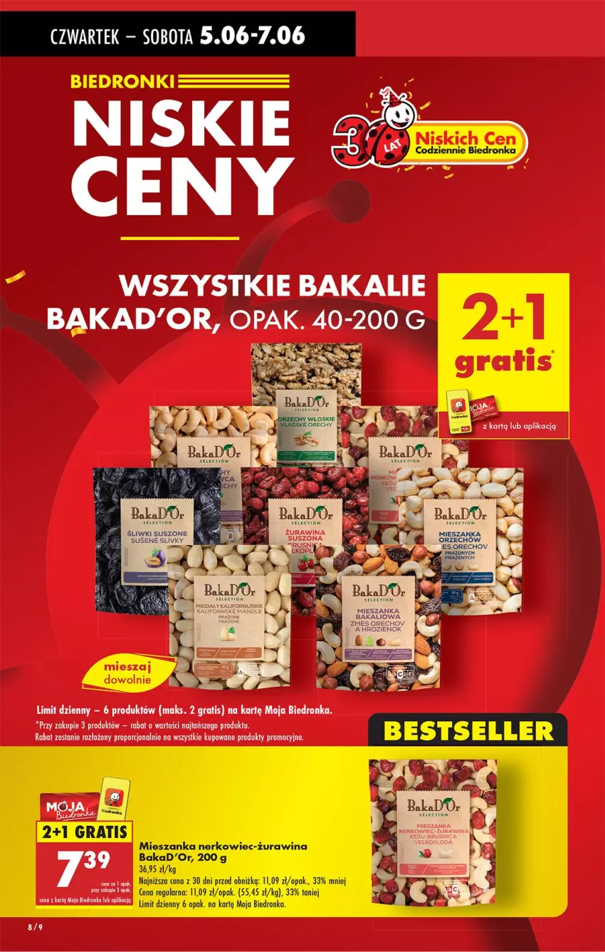 Gazetka promocyjna Biedronka - Od Czwartku - ważna 05.06 do 11.06.2025 - strona 8 - produkty: Gra, Kawa, Mieszanka bakaliowa, Migdały, Orzechy włoskie, Por
