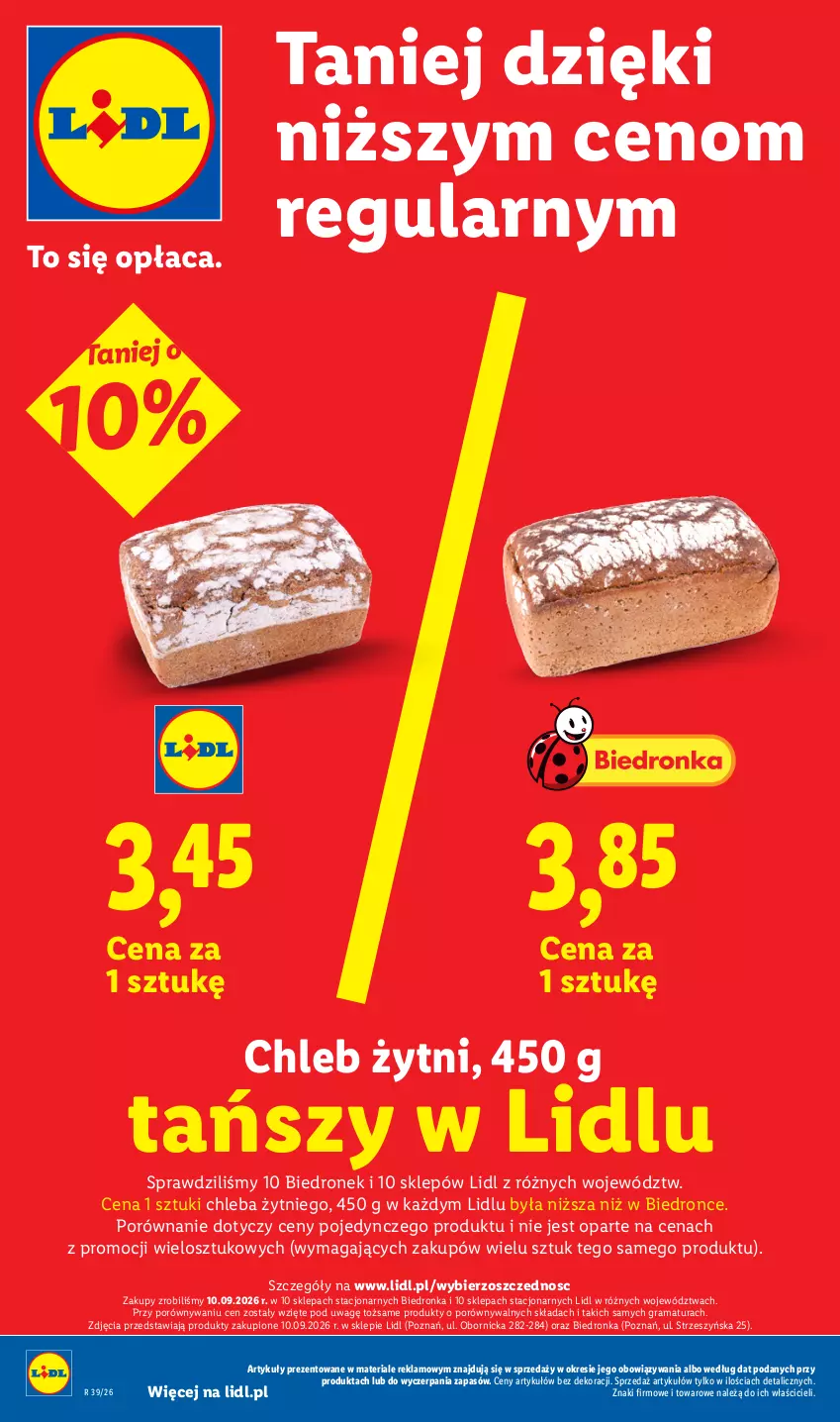 Gazetka promocyjna Lidl - Gazetka ważna od 24.09 do 26.09 - ważna 24.09 do 26.09.2026 - strona 10 - produkty: Chleb, Gra, Por, Rama