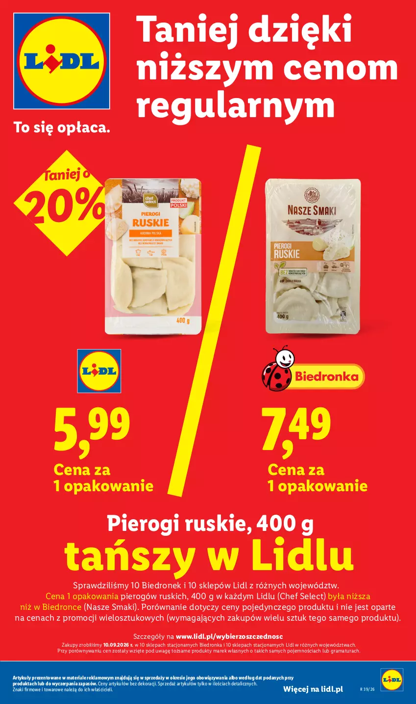 Gazetka promocyjna Lidl - Gazetka ważna od 24.09 do 26.09 - ważna 24.09 do 26.09.2026 - strona 13 - produkty: Gra, Pierogi, Por, Rama