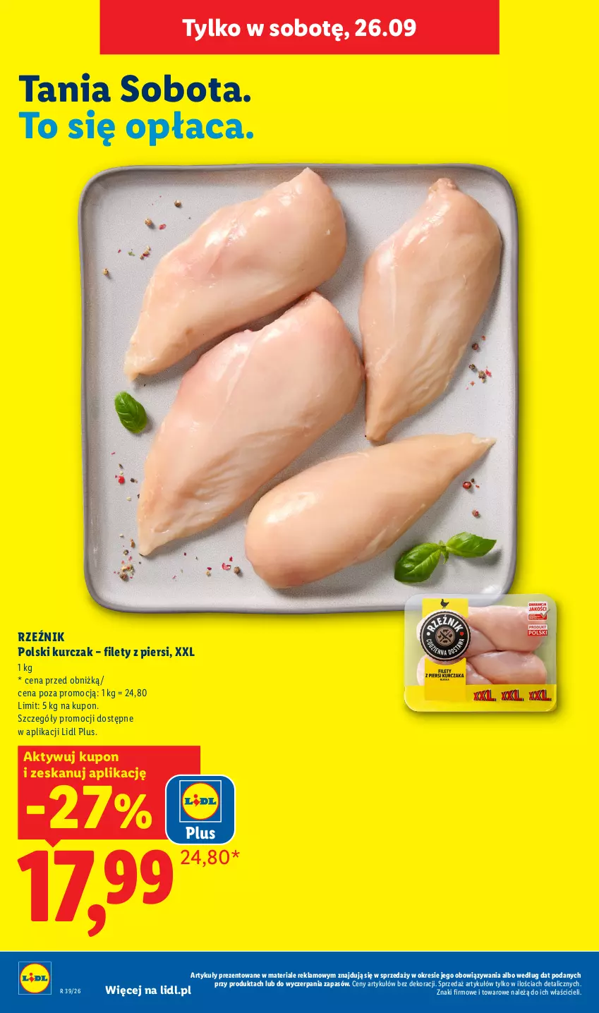 Gazetka promocyjna Lidl - Gazetka ważna od 24.09 do 26.09 - ważna 24.09 do 26.09.2026 - strona 24 - produkty: Kurczak