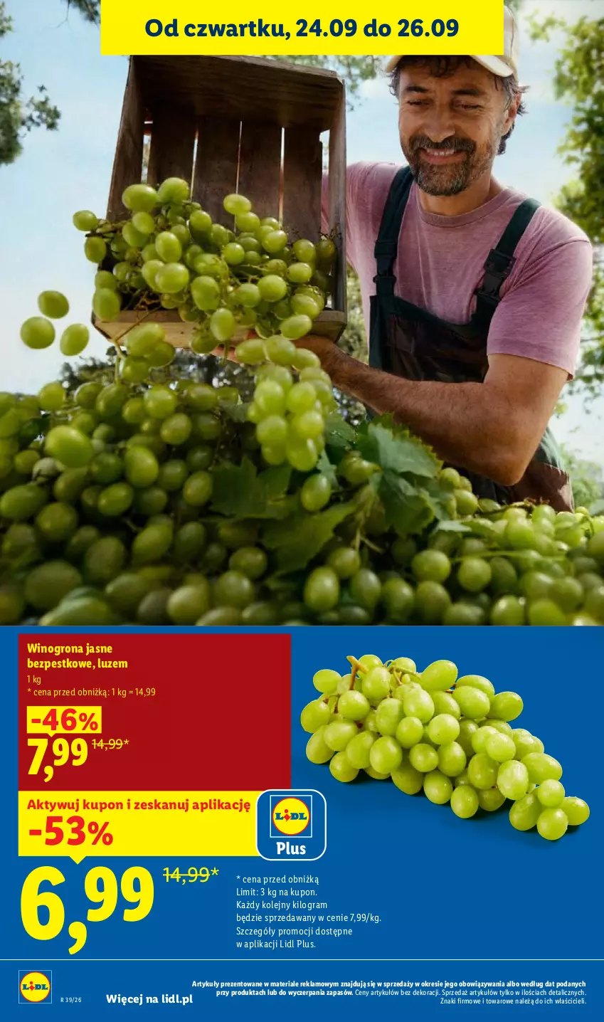 Gazetka promocyjna Lidl - Gazetka ważna od 24.09 do 26.09 - ważna 24.09 do 26.09.2026 - strona 28 - produkty: Gra, Olej, Wino, Winogrona