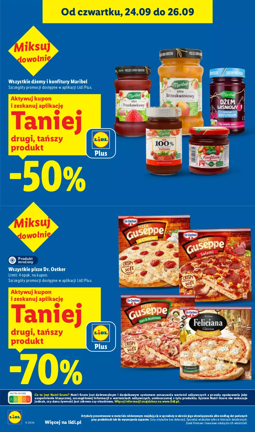 Gazetka promocyjna Lidl - Gazetka ważna od 24.09 do 26.09 - ważna 24.09 do 26.09.2026 - strona 30 - produkty: Dr. Oetker, Dżem