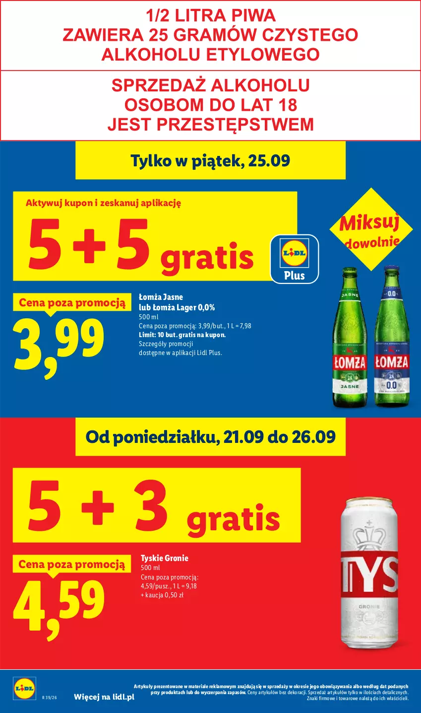 Gazetka promocyjna Lidl - Gazetka ważna od 24.09 do 26.09 - ważna 24.09 do 26.09.2026 - strona 38 - produkty: Gra, Tyskie