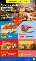 Gazetka promocyjna Lidl - Gazetka ważna od 24.09 do 26.09 - Gazetka - ważna od 26.09 do 26.09.2026 - strona 57 - produkty: Pączek, Ser, Por, Mascarpone, Rogal, Mimolette, Ciabatta