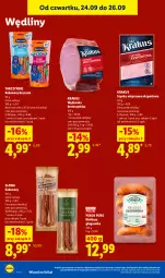 Gazetka promocyjna Lidl - Gazetka ważna od 24.09 do 26.09 - Gazetka - ważna od 26.09 do 26.09.2026 - strona 64 - produkty: Krakus, Por, Pur, Gry, Szynka wieprzowa, Szynka, Tarczyński, PIKOK, Sport, Kiełbasa głogowska, Kabanos, Kiełbasa