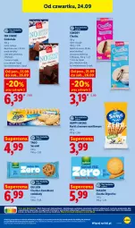 Gazetka promocyjna Lidl - Gazetka ważna od 24.09 do 26.09 - Gazetka - ważna od 26.09 do 26.09.2026 - strona 71 - produkty: Ciastka, Kawa, Tago, Sanki, Czekolada, Rurki