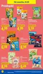Gazetka promocyjna Lidl - Gazetka ważna od 24.09 do 26.09 - Gazetka - ważna od 26.09 do 26.09.2026 - strona 90 - produkty: Cheetos, Ser, Lajkonik, Gin, Jogurt, Papryka, Chipsy, Daktyle, Chrupki, Lack, Szynka, Sonko, Popcorn, Lorenz, Monster Munch, Lay’s