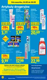 Gazetka promocyjna Lidl - Gazetka ważna od 24.09 do 26.09 - Gazetka - ważna od 26.09 do 26.09.2026 - strona 98 - produkty: Por, Gra, Płyn do płukania jamy ustnej, Pasta do zębów, Portal, Laur, Lacalut, Płyn do płukania, Mola, Always, Podpaski, Dzieci, Flora, Sensodyne