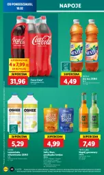 Gazetka promocyjna Lidl - GAZETKA - Gazetka - ważna od 12.02 do 12.02.2025 - strona 46 - produkty: Kolagen, Lemoniada, Ice tea, Coca-Cola, Napoje, Napój gazowany, Limonka, Oshee, Napój, Melon, Nestea, Liczi, Magnez