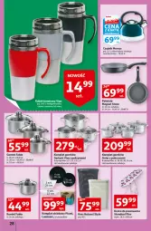 Gazetka promocyjna Auchan - Gazetka przeNISKIE CENY – Przekorzyści cenowe Hipermarkety - Gazetka - ważna od 28.09 do 28.09.2022 - strona 28 - produkty: Deska do prasowania, Garnek, Czajnik, Kosz, Kubek termiczny, Kubek, Patelnia, Komplet obiadowy, Pokrywa, Rondel, Fa
