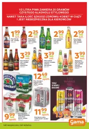 Gazetka promocyjna Gama - Gazetka Gama - Gazetka - ważna od 19.07 do 19.07.2021 - strona 11 - produkty: Piwa, Piwo, Piec, Książęce, Gin, Gra, Somersby, Kasztelan, Heineken, Warka, Radler, Harnaś, Napój, Captain Jack