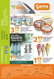 Gazetka promocyjna Gama - Gazetka Gama - Gazetka - ważna od 19.07 do 19.07.2021 - strona 12 - produkty: Piec, Top, Sok, Ser, Gra, BIC, Kupiec, Sokołów, Rama, Kiwi, Dres, Lody, Lack, Bartek, Serek, Margaryna, Serek twarogowy, Sokół, Podlaski, Stock, Delma, Woda, Almette