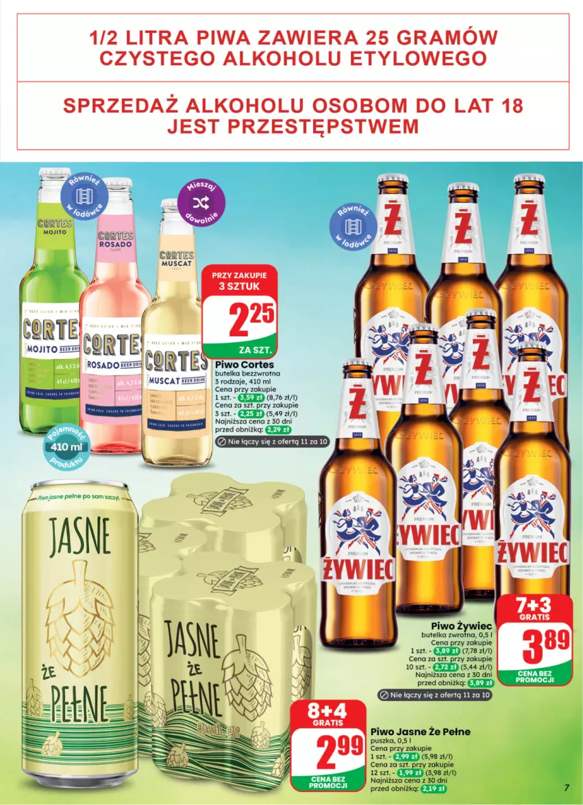 Gazetka promocyjna Dino - Weekendowe okazje - ważna 07.08 do 08.08.2026 - strona 7 - produkty: Gra, Mus, Piwa, Piwo, Piwo jasne, Sok