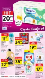 Gazetka promocyjna Intermarche - Gazetka Intermarche - Gazetka - ważna od 31.01 do 31.01.2024 - strona 34 - produkty: Płyn do prania, Rum, Gin, Coccolino, Papier, Tablet, Proszek do prania, Tampony, Papier toaletowy, Woolite, Płyn do płukania, Somat, Odświeżacz powietrza, Zmywarki, O.B., Tabletki do zmywarki