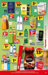 Gazetka promocyjna Topaz - Gazetka - Gazetka - ważna od 21.07 do 21.07.2021 - strona 15 - produkty: Nałęczowianka, Top, Sok, Ice tea, Kawa, Aloe vera, Lipton, Cappuccino, Woda, Herbata, Napój, Hortex, Fa