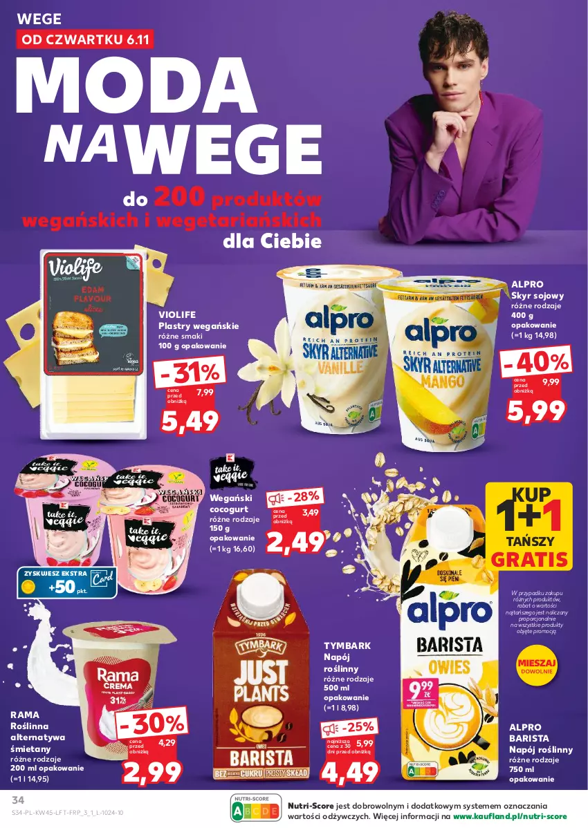 Gazetka promocyjna Kaufland - Gazetka tygodnia - ważna 06.11 do 12.11.2025 - strona 34 - produkty: Alpro, Gra, Moda, Napój, Napój roślinny, Por, Rama, Tymbark