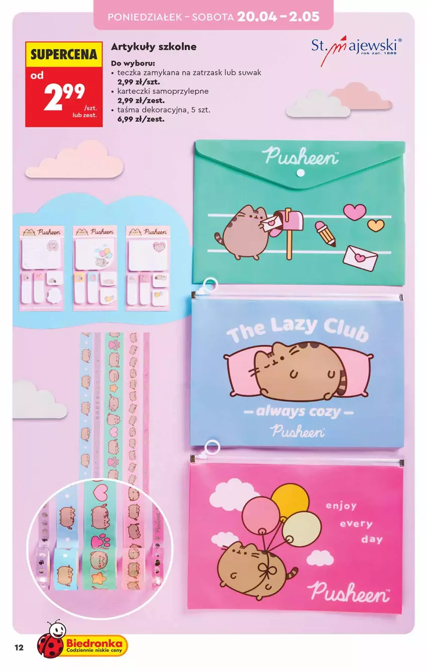 Gazetka promocyjna Biedronka - Okazje Tygodnia - ważna 18.04 do 02.05.2026 - strona 12 - produkty: Karteczki samoprzylepne, Mop