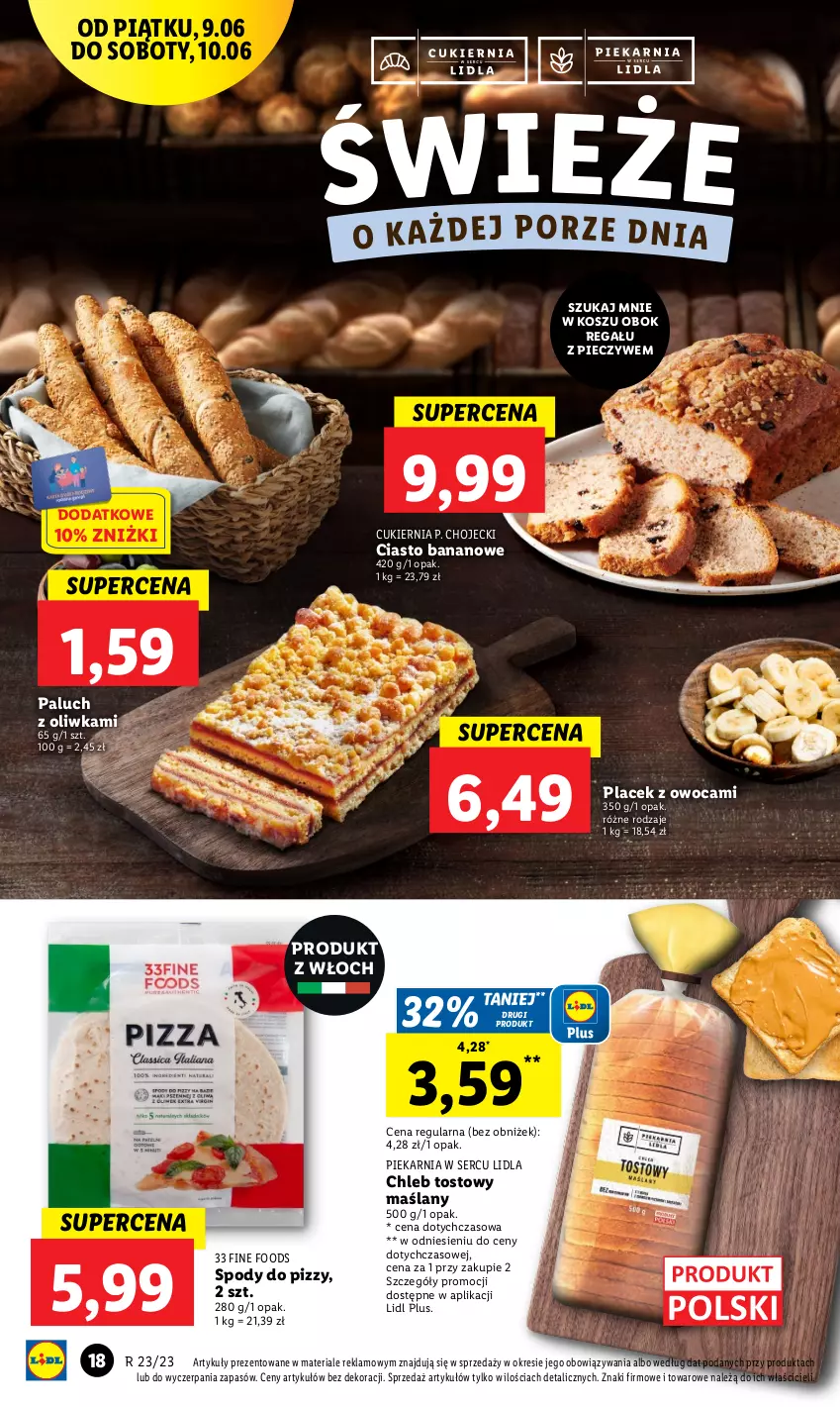 Gazetka promocyjna Lidl - GAZETKA - ważna 09.06 do 10.06.2023 - strona 26 - produkty: Chleb, Chleb tostowy, Cukier, Kosz, Piec, Regał, Ser