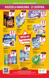 Gazetka promocyjna Arhelan - Gazetka - Gazetka - ważna od 01.09 do 01.09.2024 - strona 20 - produkty: Ciastka, Sok, Ser, Gin, Twaróg, Sokołów, Zott, Bref, Parówki, Parówki z szynki, Czekolada, Oreo, Milka, Mleko
