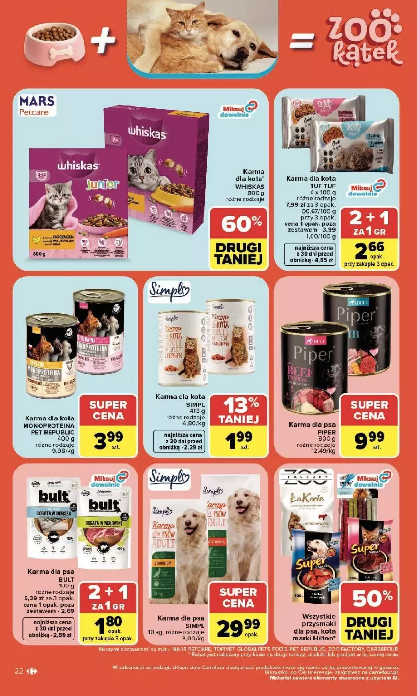 Gazetka promocyjna Carrefour - Gazetka Carrefour, Market z SUMIE najlepszy, od poniedziałku - ważna 20.07 do 25.07.2026 - strona 24 - produkty: Fa, Przysmaki, Whiskas