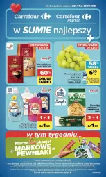 Gazetka promocyjna Carrefour - Gazetka Carrefour, Market z SUMIE najlepszy, od poniedziałku - Gazetka - ważna od 25.07 do 25.07.2026 - strona 1 - produkty: Coccolino, Winogrona, Wino