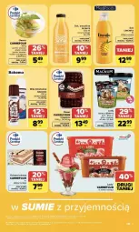 Gazetka promocyjna Carrefour - Gazetka Carrefour, Market z SUMIE najlepszy, od poniedziałku - Gazetka - ważna od 25.07 do 25.07.2026 - strona 19 - produkty: Sok, Ser, Ananas, Kiwi, Lody, Bakoma, Rolada, Smoothie, Deser, Melon
