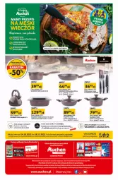 Gazetka promocyjna Auchan - Superoszczędzanie z kartą Skarbonka Supermarkety - Gazetka - ważna od 20.10 do 20.10.2021 - strona 8 - produkty: Sok, Por, Gra, Garnek, Czajnik, Klej, Tran, Garnek z pokrywą, Patelnia, Rondel, Osłonka, Fa