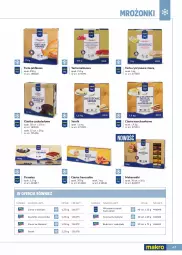 Gazetka promocyjna Makro - [Oferta specjalna] Marki MAKRO dla profesjonalnej Gastronomii - Gazetka - ważna od 31.12 do 31.12.2022 - strona 43 - produkty: Makaron, Ciastka, Ciasto francuskie, Ser, Stek, Bułeczki, Croissant, Szarlotka, Tarta