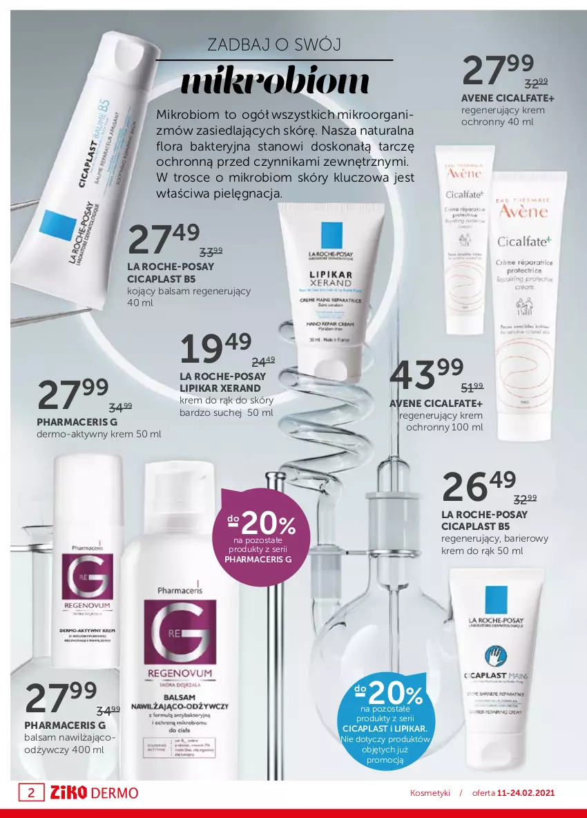 Gazetka promocyjna Ziko - 11-24 LUTEGO - ważna 11.02 do 24.02.2021 - strona 2 - produkty: Cetaphil, Emulsja, La Roche-Posay, Lipikar, Mars, Rum, Ser, Serum, Vichy