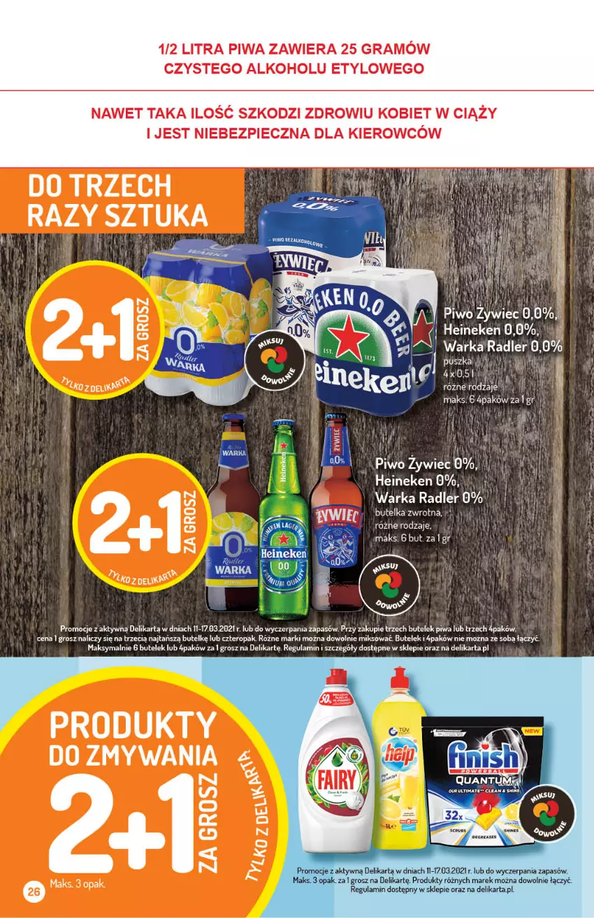 Gazetka promocyjna Delikatesy Centrum - ważna 11.03 do 17.03.2021 - strona 26 - produkty: Gra, HP, Piec, Piwa, Sól