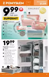 Gazetka promocyjna Biedronka - Gazetka - ważna od 30.09 do 30.09.2023 - strona 27 - produkty: Ubrania, Buty, Organizer, Kosz, Pudełko