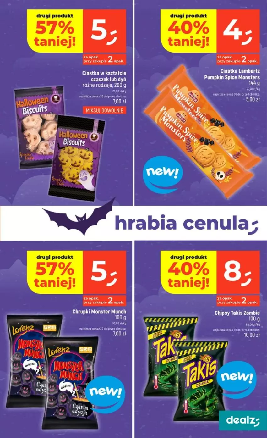 Gazetka promocyjna Dealz - NOWA GAZETKA - ważna 01.10 do 07.10.2026 - strona 19 - produkty: Chrupki, Ciastka, Ice Monster, Monster Munch