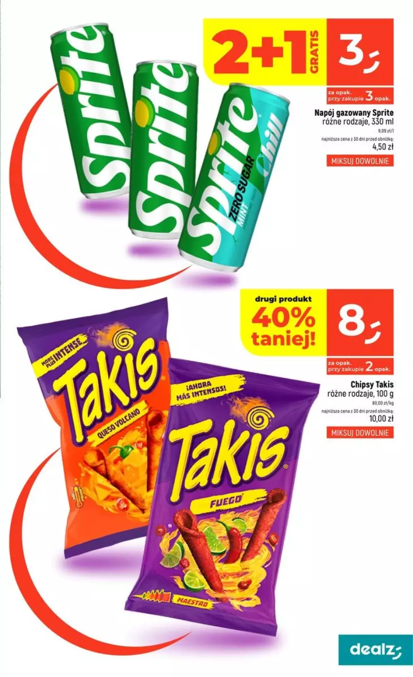 Gazetka promocyjna Dealz - NOWA GAZETKA - ważna 01.10 do 07.10.2026 - strona 21 - produkty: Chipsy, Napój, Napój gazowany, Sprite
