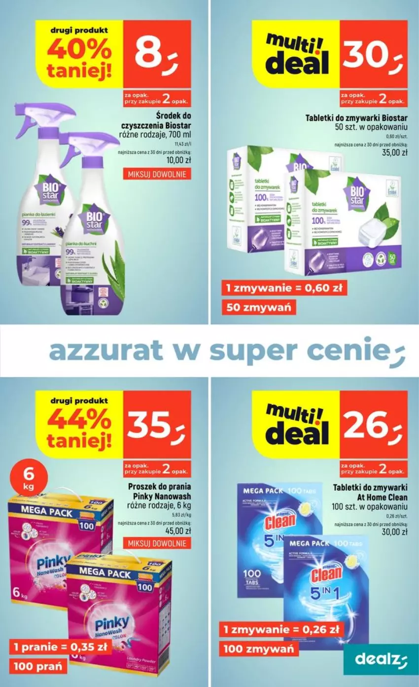 Gazetka promocyjna Dealz - NOWA GAZETKA - ważna 01.10 do 07.10.2026 - strona 29 - produkty: Proszek do prania, Tablet, Tabletki do zmywarki, Zmywarki