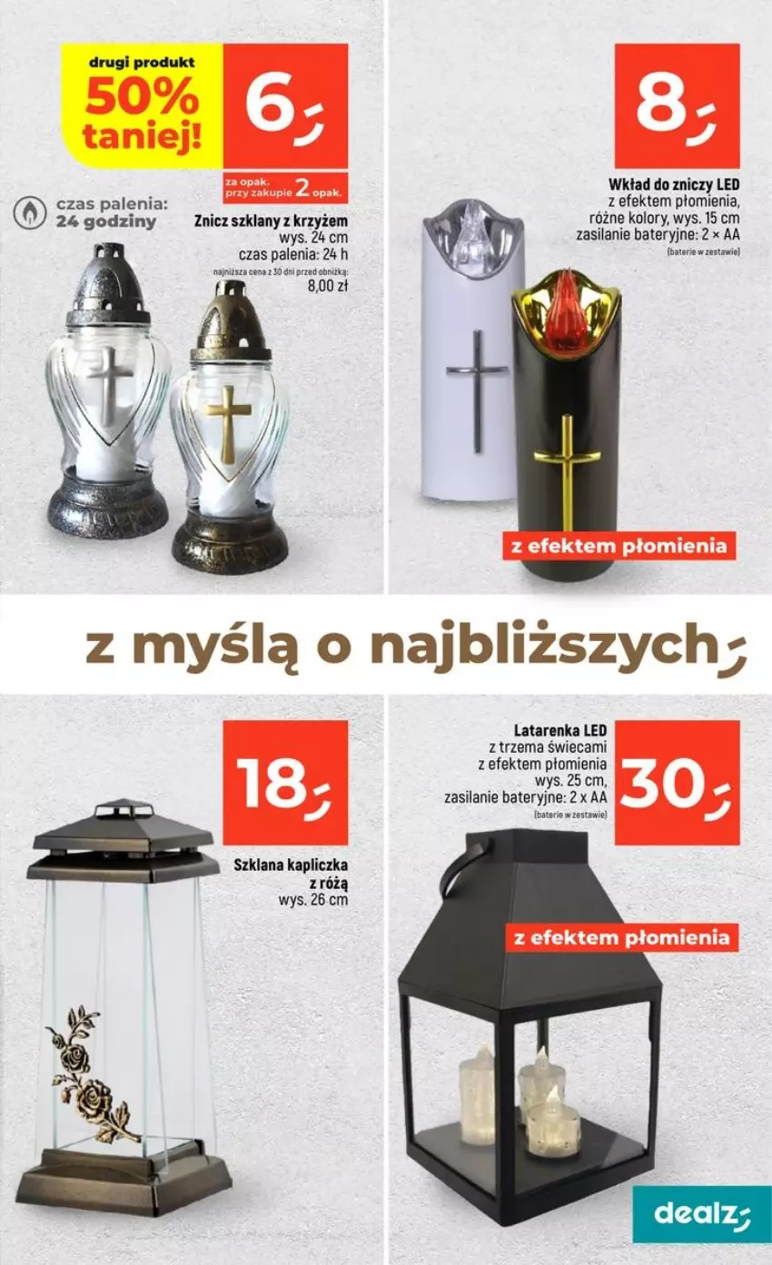 Gazetka promocyjna Dealz - NOWA GAZETKA - ważna 01.10 do 07.10.2026 - strona 37 - produkty: LANA, Latarenka, Latarenka LED, Silan, Znicz